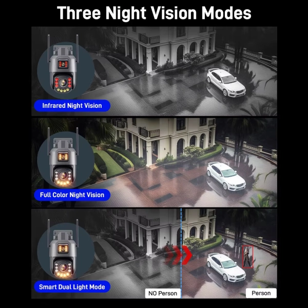Вулична 6MP IP камера 2 в 1 WiFi поворотна TOX EP5-QQ-6M-36X Zoom ICSEE