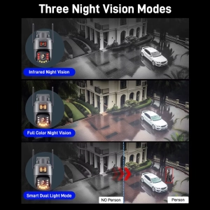 Вулична 6MP IP камера 2 в 1 WiFi поворотна TOX EP5-QQ-6M-36X Zoom ICSEE