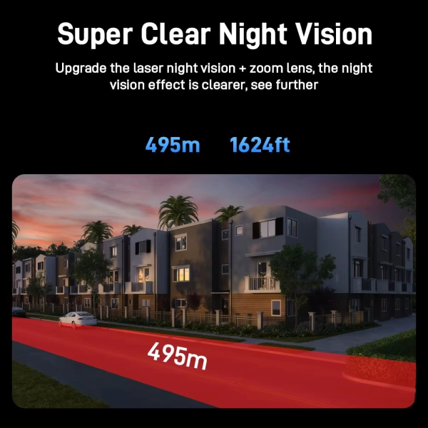 Вулична 6MP IP камера 2 в 1 WiFi поворотна TOX EP5-QQ-6M-36X Zoom ICSEE