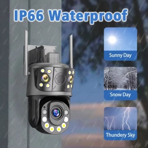 Зовнішня 12 MP 50X Зум IP WiFi камера 3 в 1 WS-Q212X ICSEE