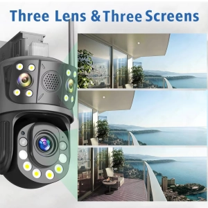 Зовнішня 12 MP 50X Зум IP WiFi камера 3 в 1 WS-Q212X ICSEE