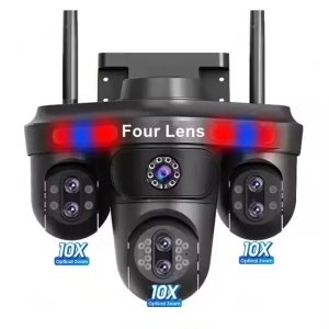 Зовнішня 35 MP IP камера Overscam 7 лінз 18K автоматичне стеження 30Х ЗУМ WiFi FFVideo