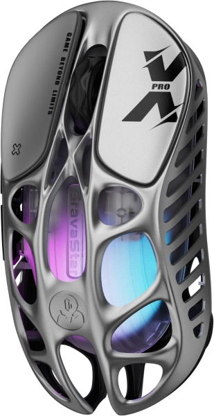 Gravastar Mercury X Pro BT/WL/USB Interstellar Silver (GSXPRO_GRY) Мишка