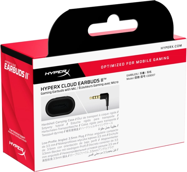 Навушники HyperX Cloud Earbuds II Чорні