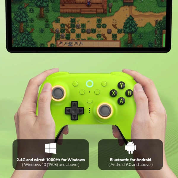 8BitDo Ultimate 2 для Windows і Android, ігровий контролер TMR, Еффект Холла Green
