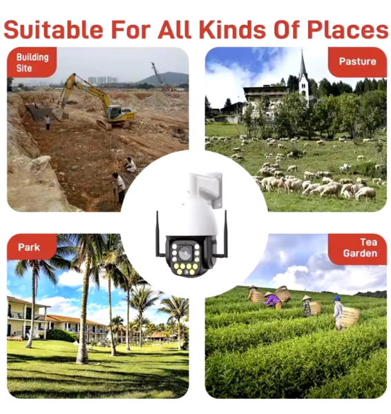 Вулична камера BAH-50X 8MP 4G+WiFi SONY IMX415 50X оптичний зум, лазерне підсвічування, WiFi PTZ, поворотне, IP66, microSD