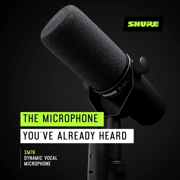 Мікрофон Shure SM7B Чорний (Mexico)
