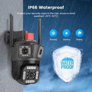 Зовнішня 12MP IP Камера 3 в 1 WiFi Поворотна Verto SC04 V380 PRO