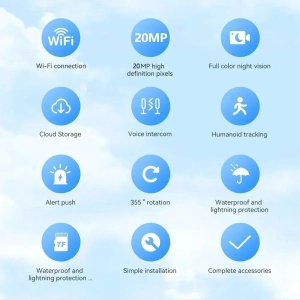 Вулична 20MP IP камера WiFi 4 в 1 S4 HiEasy