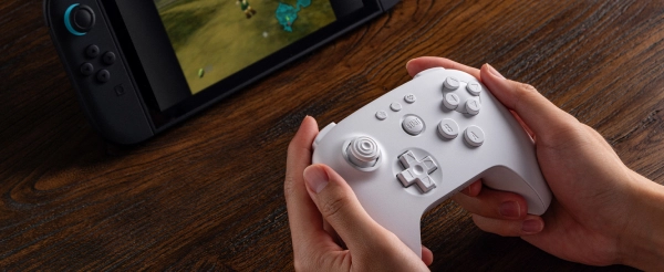 Геймпад 8Bitdo 64 Bluetooth Analogue 3D, Switch, Switch 2, Windows, and Android Білий