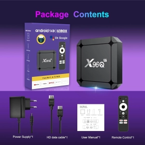 X96Q RK3518 2/16 Android TV 14 Голос Управління