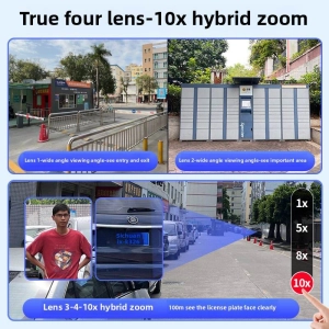 Вулична 16 MP 10X Zoom IP камера Techsion 4 в 1 WiFi Yoosee
