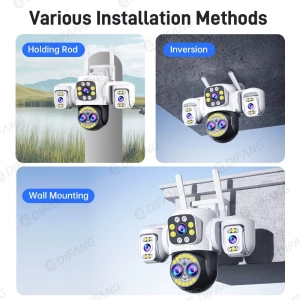 Вулична 16 MP 10X Zoom IP камера Techsion 4 в 1 WiFi Yoosee