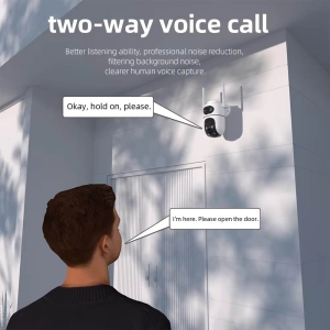 Зовнішня 8 MP IP WiFi камера A37 ICSEE Автостеження за людьми