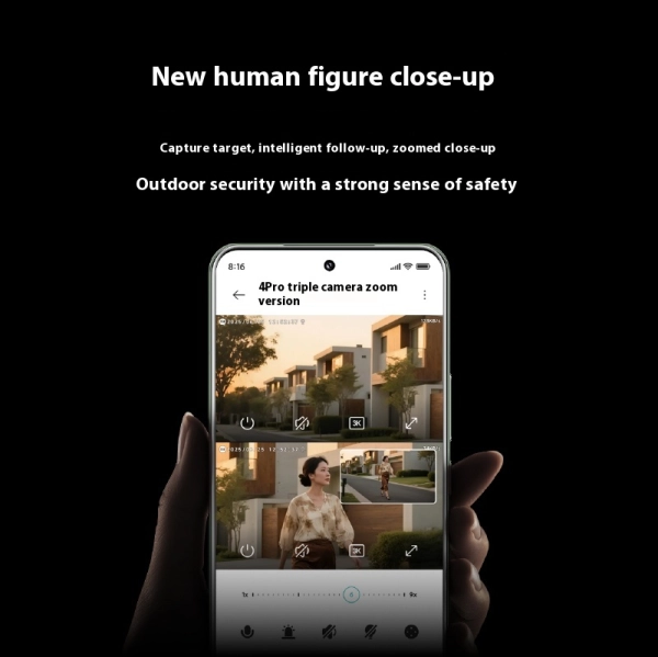 Xiaomi Outdoor Dual 4 Pro 15 МП 9X Зум, захист IP66 IP WiFi Камера