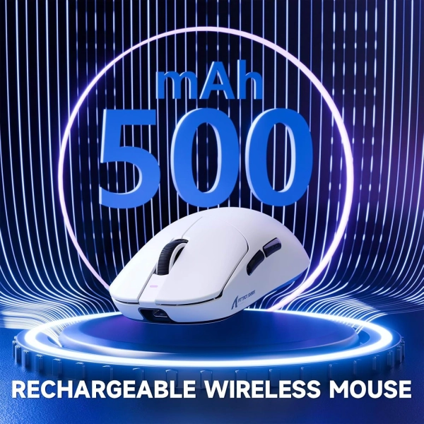 Миша ATTACK SHARK X8 Pro PAW 3395PRO Sensor,40K DPI,8K 2.4G/USB-C з кабелем/Bluetooth Біла