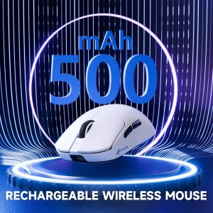 Миша ATTACK SHARK X8 Pro PAW 3395PRO Sensor,40K DPI,8K 2.4G/USB-C з кабелем/Bluetooth Біла