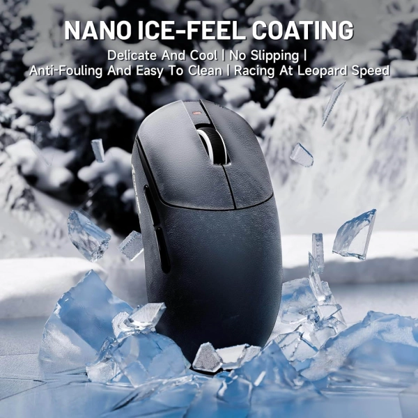 Миша ATTACK SHARK X8 ULTRA 42000 DPI PAW3950MAX,8K 2.4G/USB-C з кабелем/Bluetooth Black