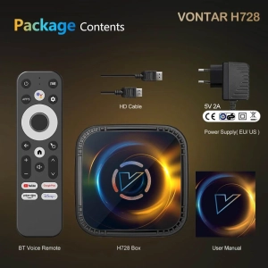 Vontar H728 4/64 DDR Android 14 Голос Управління Вентилятор