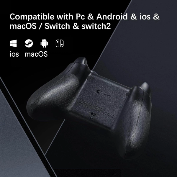 Геймпад GuliKit ES PRO для ПК, Switch 2, Switch та Android, TMR 4000 Black