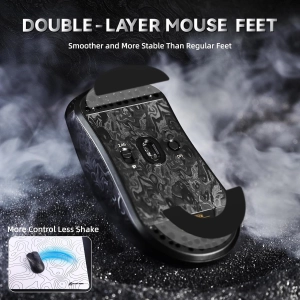 Миша ATTACK SHARK R11 ULTRA 42000 DPI, PAW3950 MAX, Carbon Fiber, 8K,Black