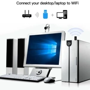 USB-адаптер Wi-Fi Fenvi 1300Mbps для ноутбуків ПК Dual Band 2.4G 5G