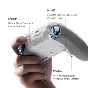 Геймпад FLYDIGI APEX 5 + док станція PC/NS/Android білий