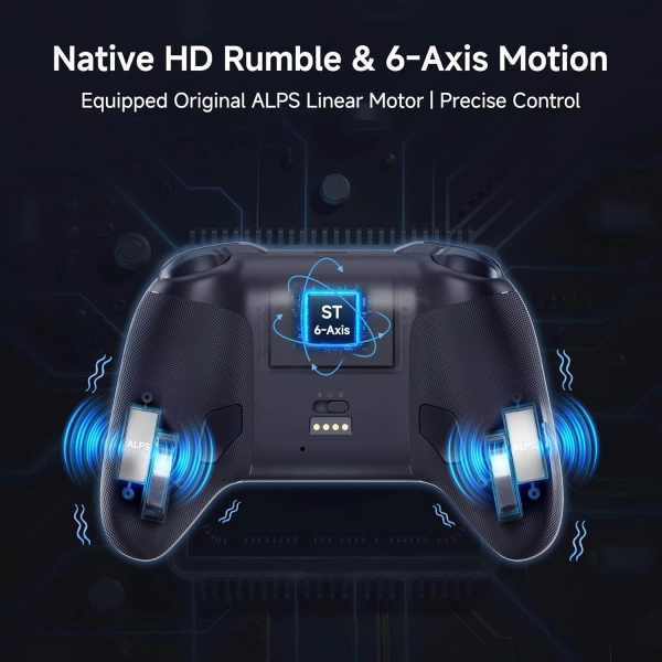 Геймпад MOBAPAD Chitu 2 HD Механічні кнопки, Турбо, 6 осьовий гіроскоп Black