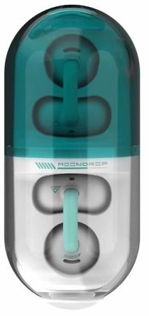 Навушники бездротові Moondrop Pill ENC, Bluetooth 6.0 Зелені