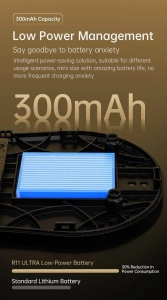 Миша ATTACK SHARK R11 ULTRA 42000 DPI, PAW3950 MAX, Carbon Shark, 8K,Black