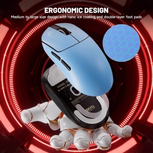 Миша ATTACK SHARK X8 Ultimate 42000 DPI PAW3950MAX,8K Sensor,Nordic 54L15 White