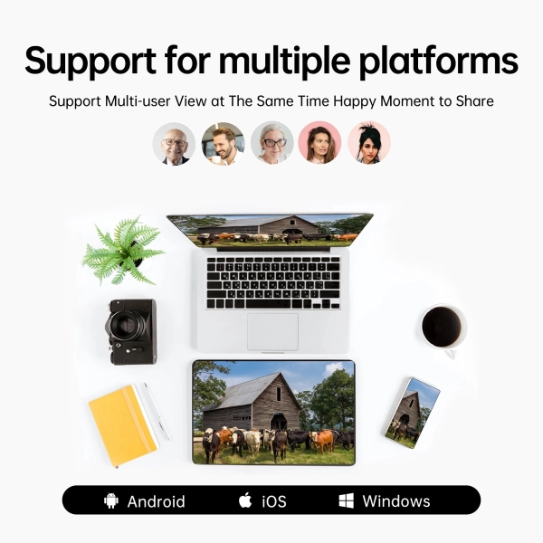 Зовнішня 9MP IP WiFi камера QEARIM EP20-SP9M ICSEE 3 Лінзи автостеження за людиною