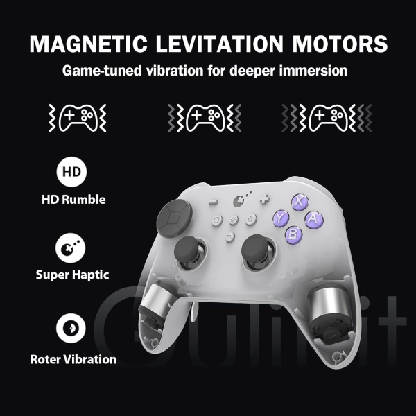 Геймпад Gulikit TT MAX Win,Switch,Android,iOS Білий