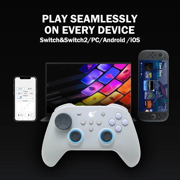 Геймпад Gulikit TT MAX Win,Switch,Android,iOS Білий