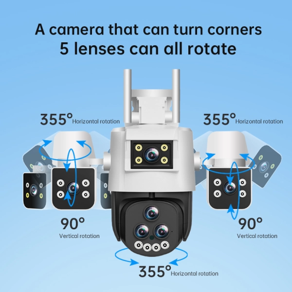 Зовнішня 20MP IP WiFi камера QEARIM PC-288-10K-5 Лінз 20X Zoom IPC 360