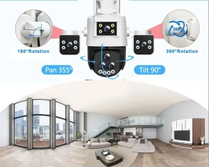 Зовнішня 20MP IP WiFi камера QEARIM PC-288-10K-5 Лінз 20X Zoom IPC 360
