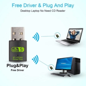 USB-адаптер ZEXMTE 600Mbps Wi-Fi+Bluetooth для ноутбуків ПК