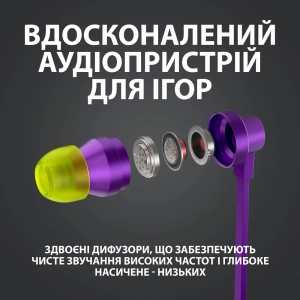 Навушники Logitech G333 ігрові Violet
