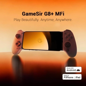 Геймпад GameSir G8 Plus MFI для iPhone 15/16/17/iPad Mini та Android (USB-C), Grey