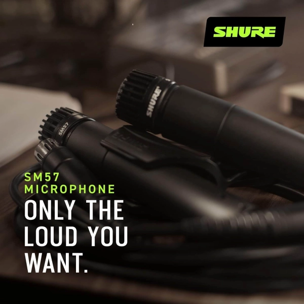 Мікрофон Shure SM57-LCE Чорний