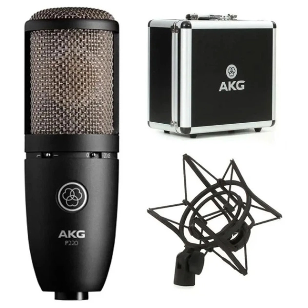 Мікрофон студнійний AKG P220 Чорний