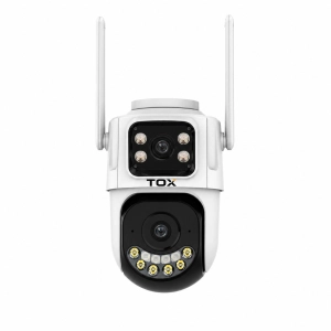 Зовнішня Wi-Fi камера TOX EP3 8MP iCSee з двома об'єктивами та автостеженням